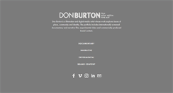 Desktop Screenshot of donburtonmedia.com